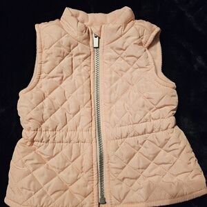 Old Navy Light Pink Quilted Vest for Kids